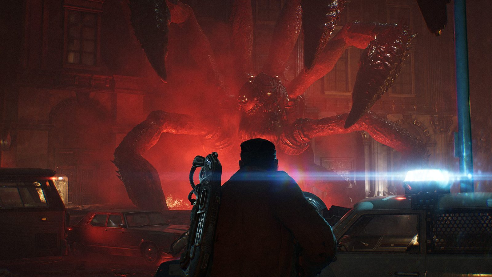Marcus Fenix and Dom Santiago on Emergence Day - Gears of War E-Day official screenshot